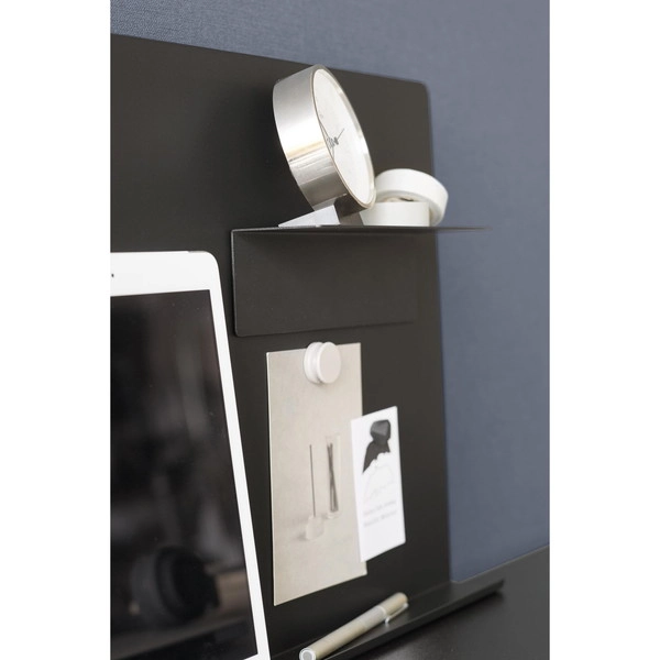 【tower】マグネット棚 タワー スチールパネル対応 ブラック