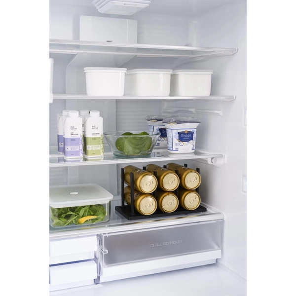 【tower】冷凍庫中仕切り調節収納スタンド タワー W27 ブラック