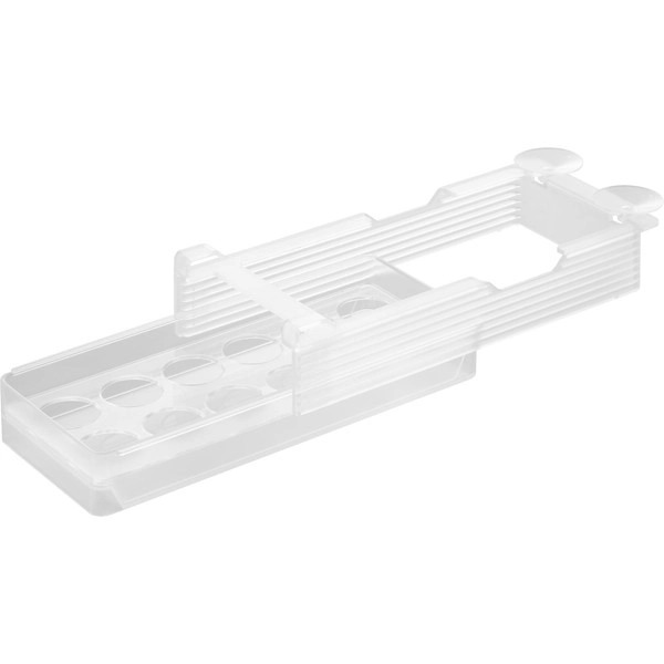 【tower】冷蔵庫中棚下高さ調節卵ラック タワー S ホワイト