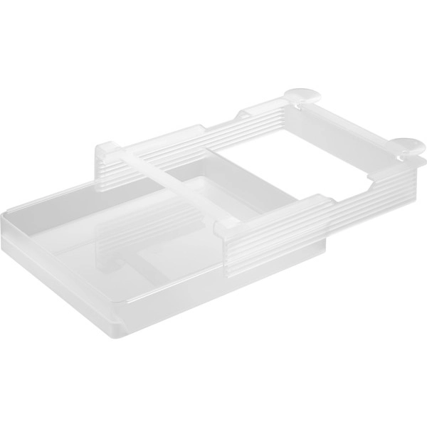 【tower】冷蔵庫中棚下高さ調節ラック タワー L ホワイト