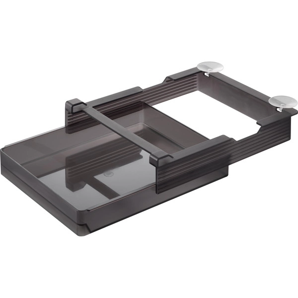 【tower】冷蔵庫中棚下高さ調節ラック タワー L ブラック