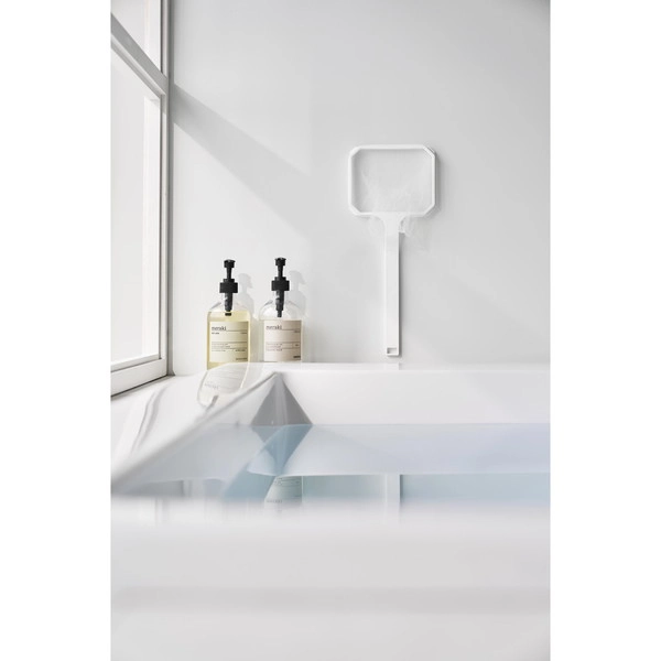 【tower】マグネット浴槽&洗濯槽ゴミ取りネットホルダー タワー ホワイト