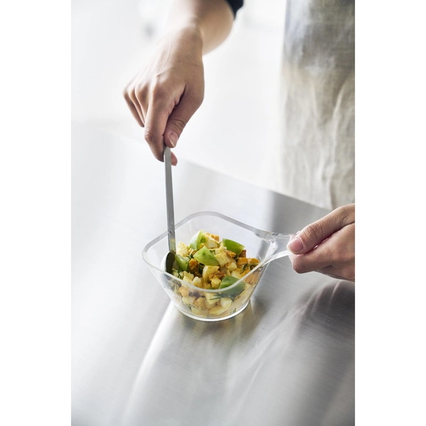 【tower】電子レンジ対応洗いやすいハンドル付き下ごしらえボウル タワー S クリア