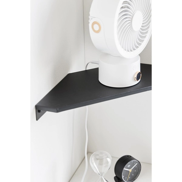 【smart】ウォールコーナーサーキュレーターラック スマート S 石こうボード壁対応 ブラック