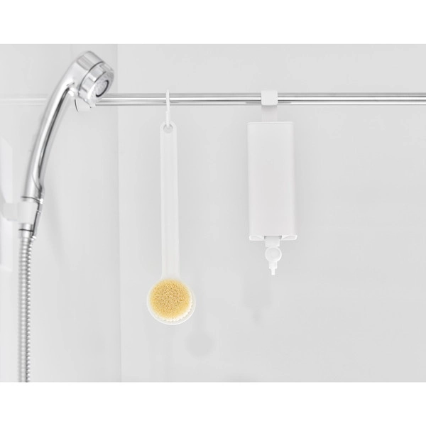 【tower】引っ掛けバスルーム詰め替えパウチディスペンサー収納ホルダー タワー S ホワイト