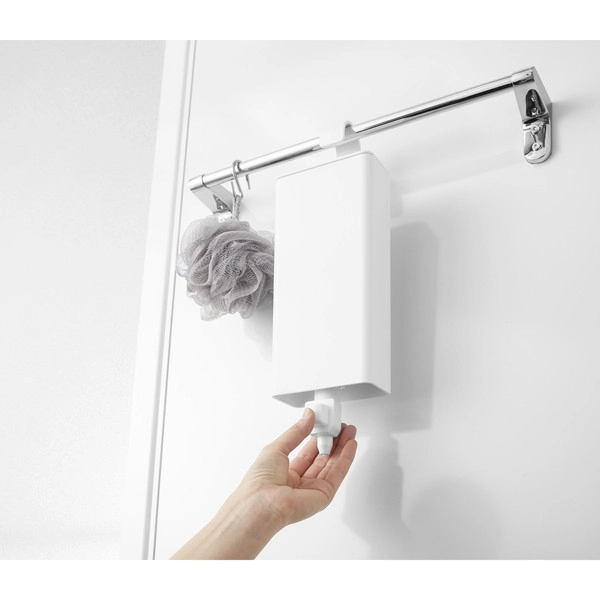 【tower】引っ掛けバスルーム詰め替えパウチディスペンサー収納ホルダー タワー L ホワイト