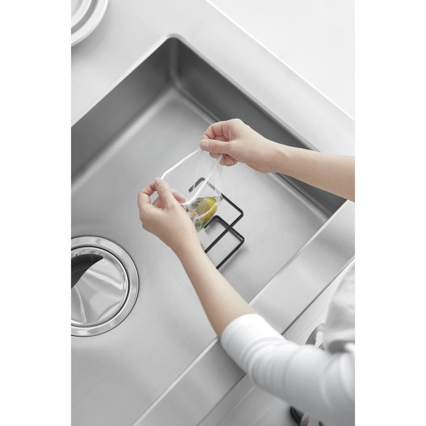 【tower】コーナーに置ける水切りネットホルダー タワー スクエア ブラック