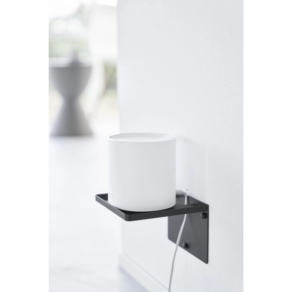 【tower】ウォールホームルーターラック タワー 石こうボード壁対応 ブラック