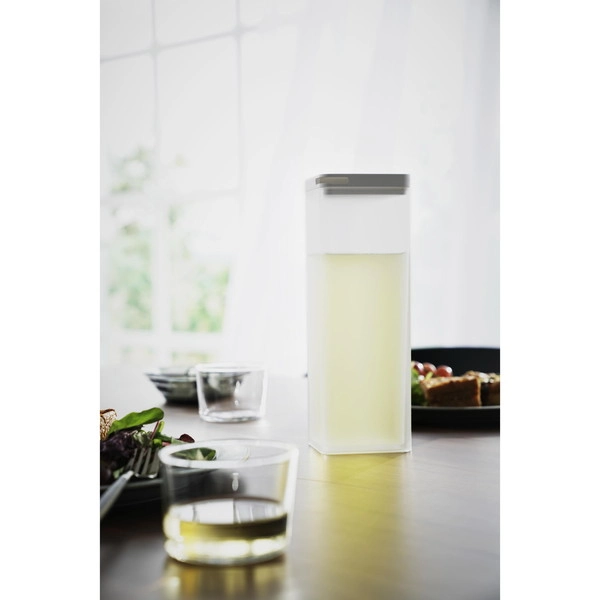 【tower】水はね防止フィルター付き両方から注げる冷水筒 タワー ホワイト