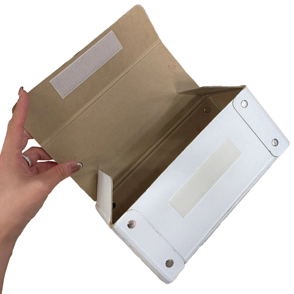 折りたたみ式コインボックス 1円 (白) 10個セット