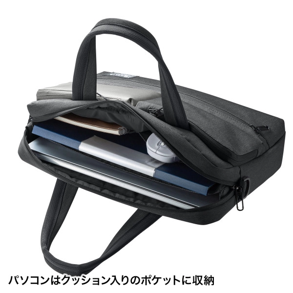 カジュアルPCバッグ ブラック BAG-CA11BK