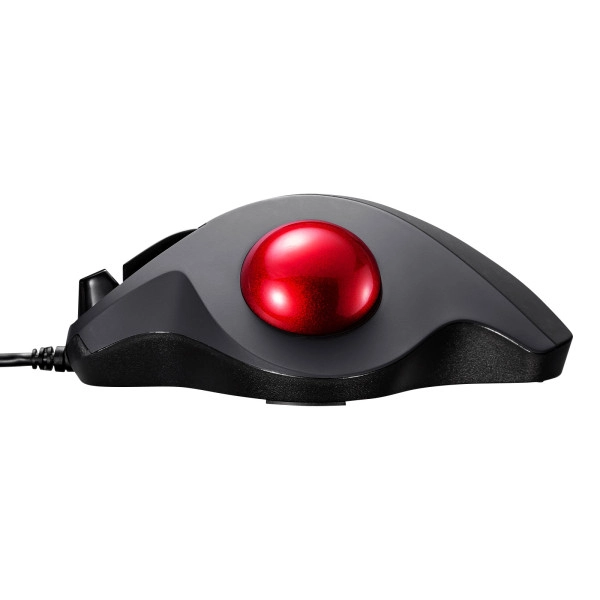 有線トラックボール(静音・5ボタン・親指操作タイプ) MA-TB184BK