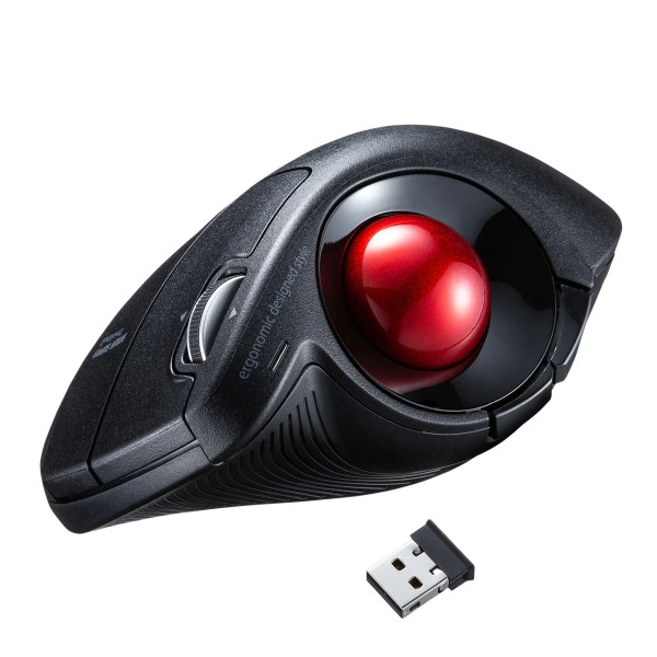 ワイヤレスエルゴトラックボール MA-WTB178BK