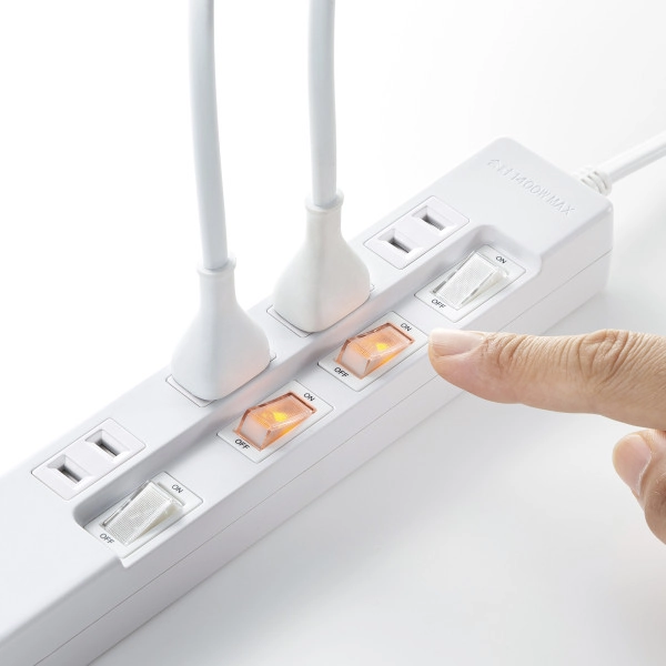 USB充電機能付きタップ Type-C搭載 TAP-B102UC-2W