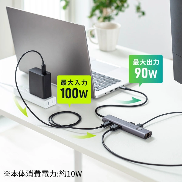 USB Type-C ドッキングハブ USB-5TCHLP16GM