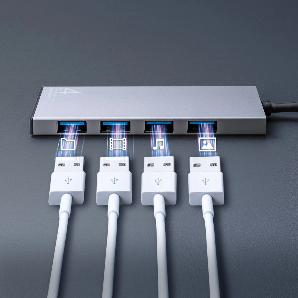 USB 10Gbps Type-C ハブ（USB A×4ポート） USB-10TC13SV