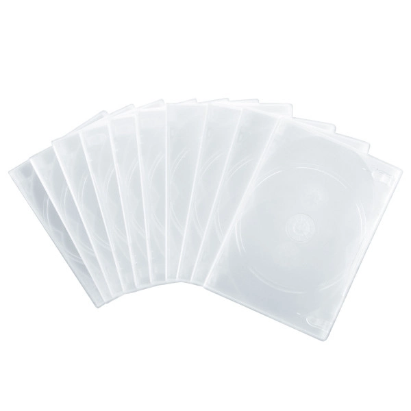 DVDトールケース（6枚収納・10枚セット・クリア） DVD-TN6-10CL