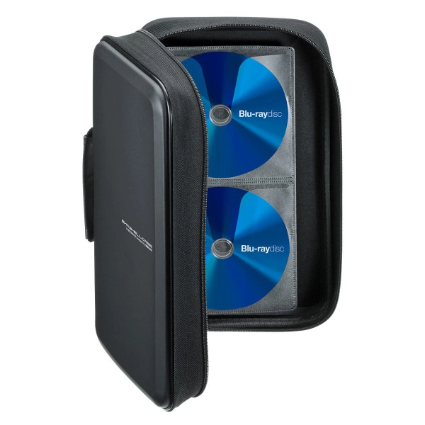 ブルーレイディスク対応セミハードケース（104枚収納・ブラック） FCD-WLBD104BK