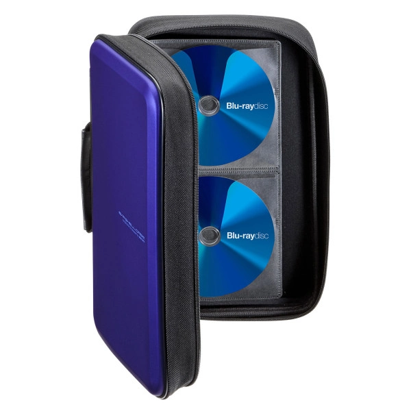 ブルーレイディスク対応セミハードケース（104枚収納・ブルー） FCD-WLBD104BL