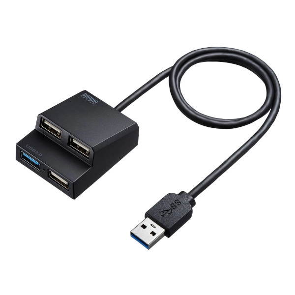 USB3.2Gen1+USB2.0コンボハブ USB-3H413BKN