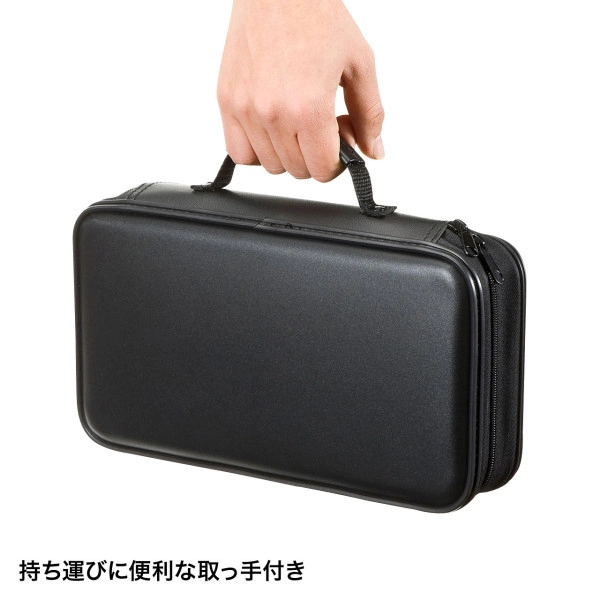 DVD・CDセミハードケース（96枚収納・ブラック） FCD-WL96BK