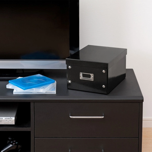 組み立て式DVD BOX（ブラック・W210mm） FCD-MT4BKN