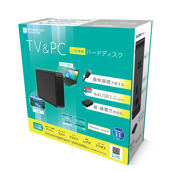 フィールドスリー 3.5インチ 外付けHDD (4TB) MAL34000EX3-BK-AYASE-JP