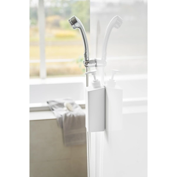 【tower】たっぷり洗剤が出るマグネットディスペンサー タワー コンディショナー ホワイト