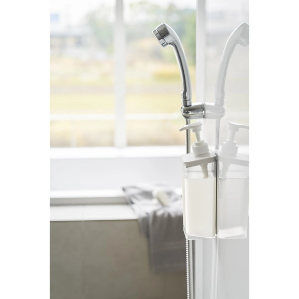 【MIST】たっぷり洗剤が出るマグネットディスペンサー ミスト コンディショナー ホワイト