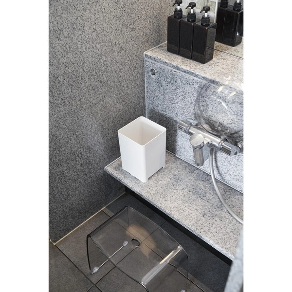 【tower】水が抜けるゴミ箱 タワー 5L ホワイト