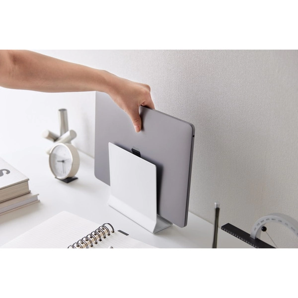 【tower】スリムノートパソコンスタンド タワー ホワイト