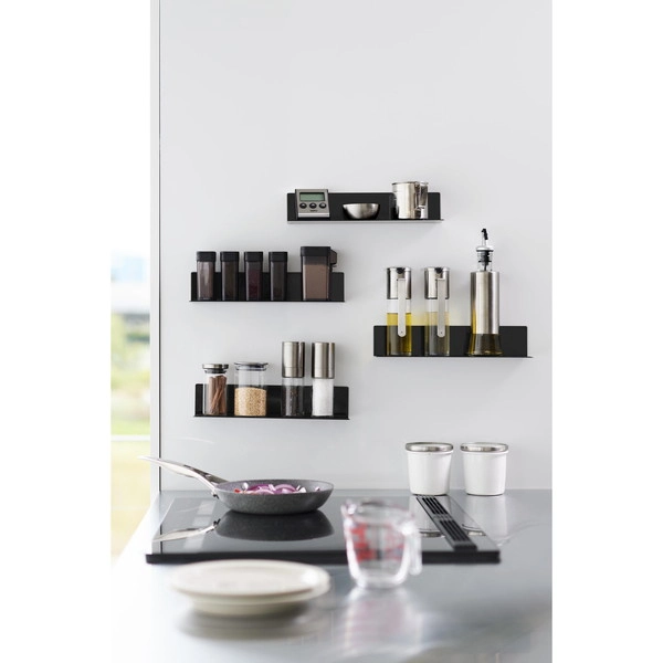 【tower】マグネットキッチン棚 タワー S ブラック