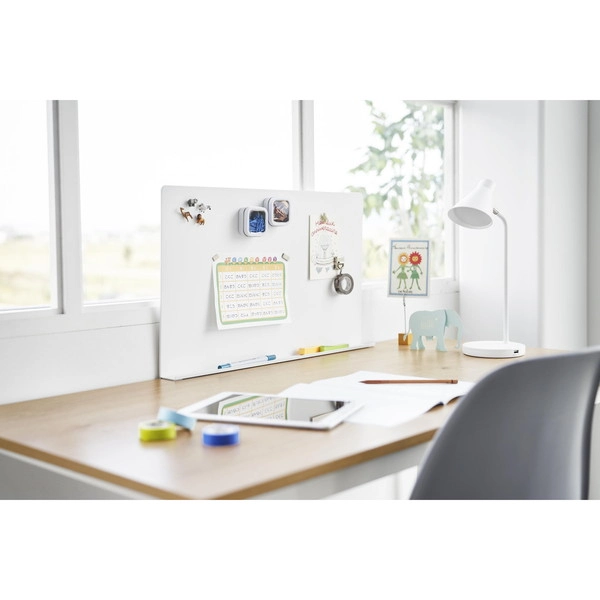 【tower】デスク横トレー付きスチールパネル タワー ホワイト