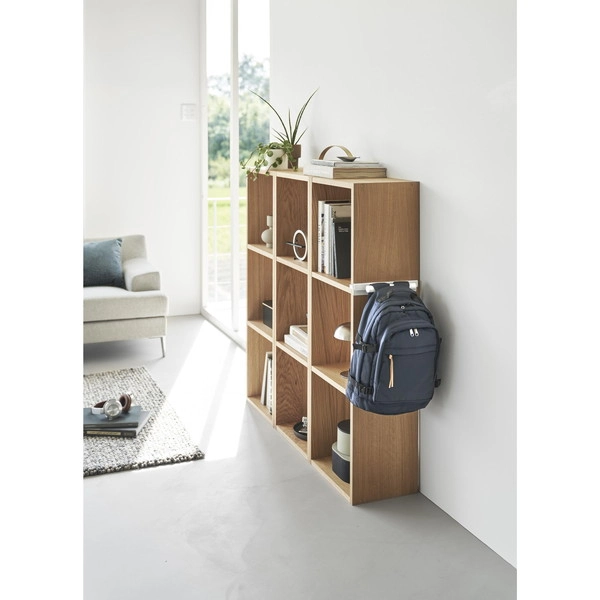 【smart】カラーボックスに差し込めるリュックハンガー スマート ホワイト