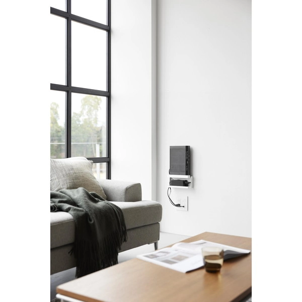 【tower】ウォール隠せるルーター収納 タワー Lサイズ 石こうボード壁対応 ホワイト