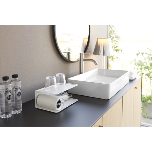 【tower】アメニティー収納 タワー 2段 ホワイト