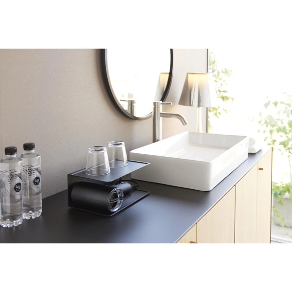 【tower】アメニティー収納 タワー 2段 ブラック