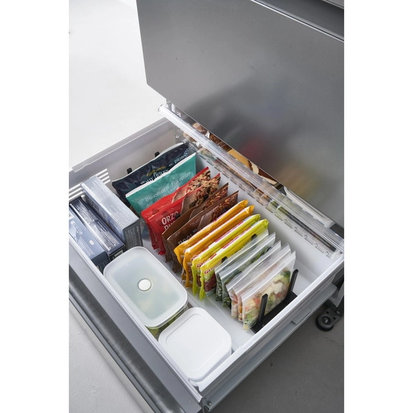 【tower】冷凍庫中仕切り調節収納スタンド タワー W27 ブラック