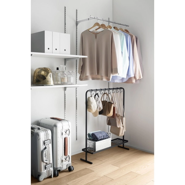 【tower】バッグ収納ラック タワー ブラック