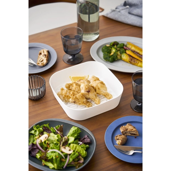 【tower】ノンフライヤーライナー タワー 21cm ホワイト