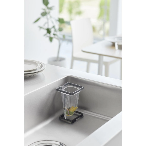 【tower】コーナーに置ける水切りネットホルダー タワー スクエア ブラック