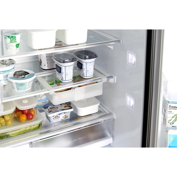 【tower】冷蔵庫中棚下伸縮ラック タワー ホワイト