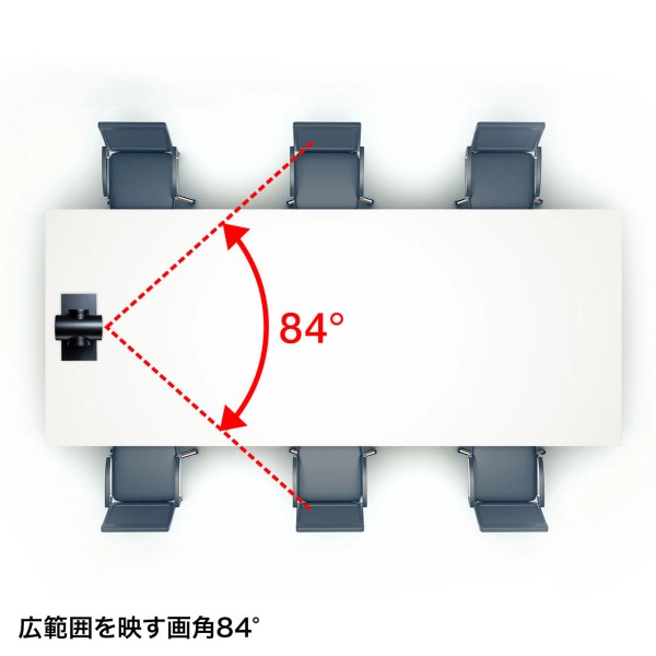 3倍ズーム搭載会議用カメラ CMS-V50BK