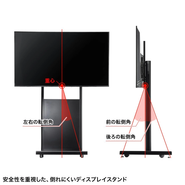 42～55型対応デジタルサイネージスタンド CR-PL64