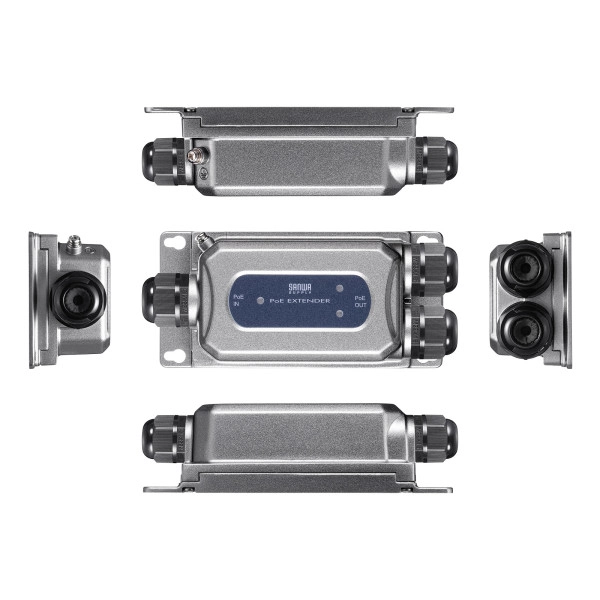 PoE エクステンダー　4個 Amazon | Poe エクステンダー 1 in 4 Out PoE+ リピーター 10