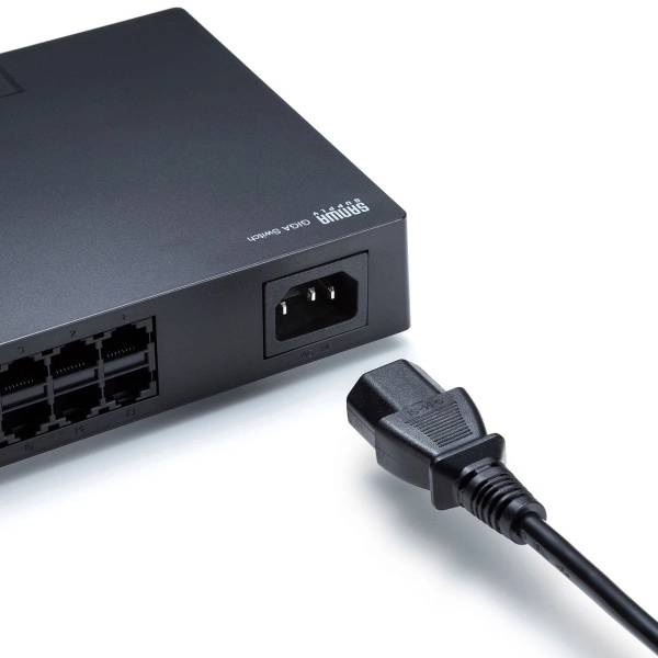 ギガビット対応 スイッチングハブ(24ポート・マグネット付き) LAN-GIGAP2402BK