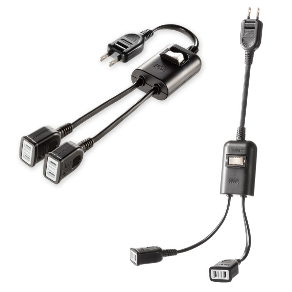 一括集中スイッチ付き電源延長コード ブラック TAP-EX2SWBK