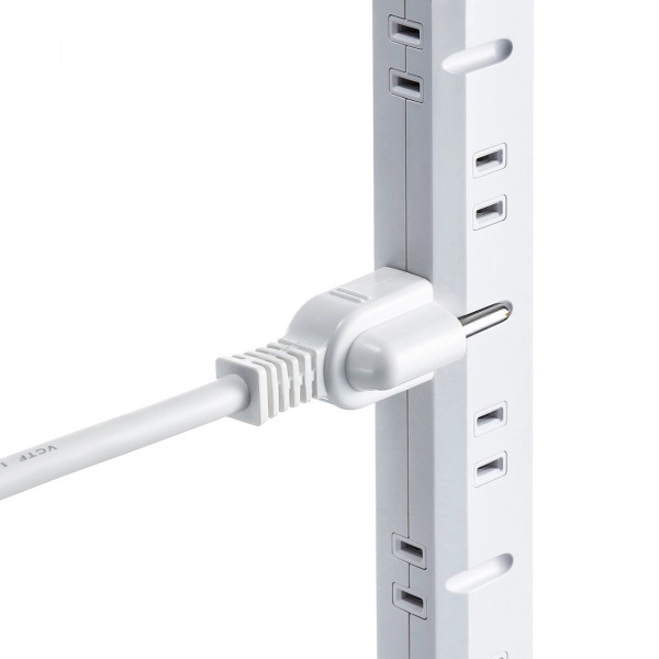 スリムタップUSB充電機能付き TAP-SLIM8U-3