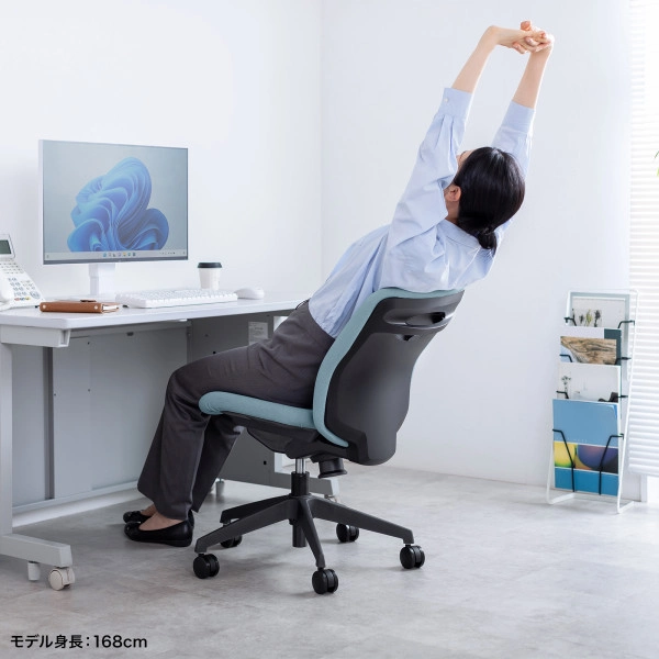 オフィスチェア ブルー SNC-080KBL