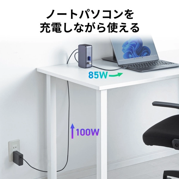 USB Type-Cドッキングステーション（HDMI×2画面出力対応） USB-CVDK12